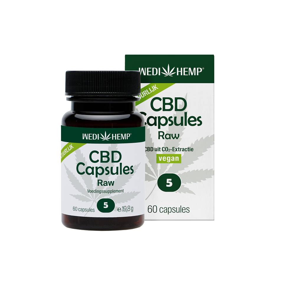 Wedihemp Cbd Capsules Raw 5%