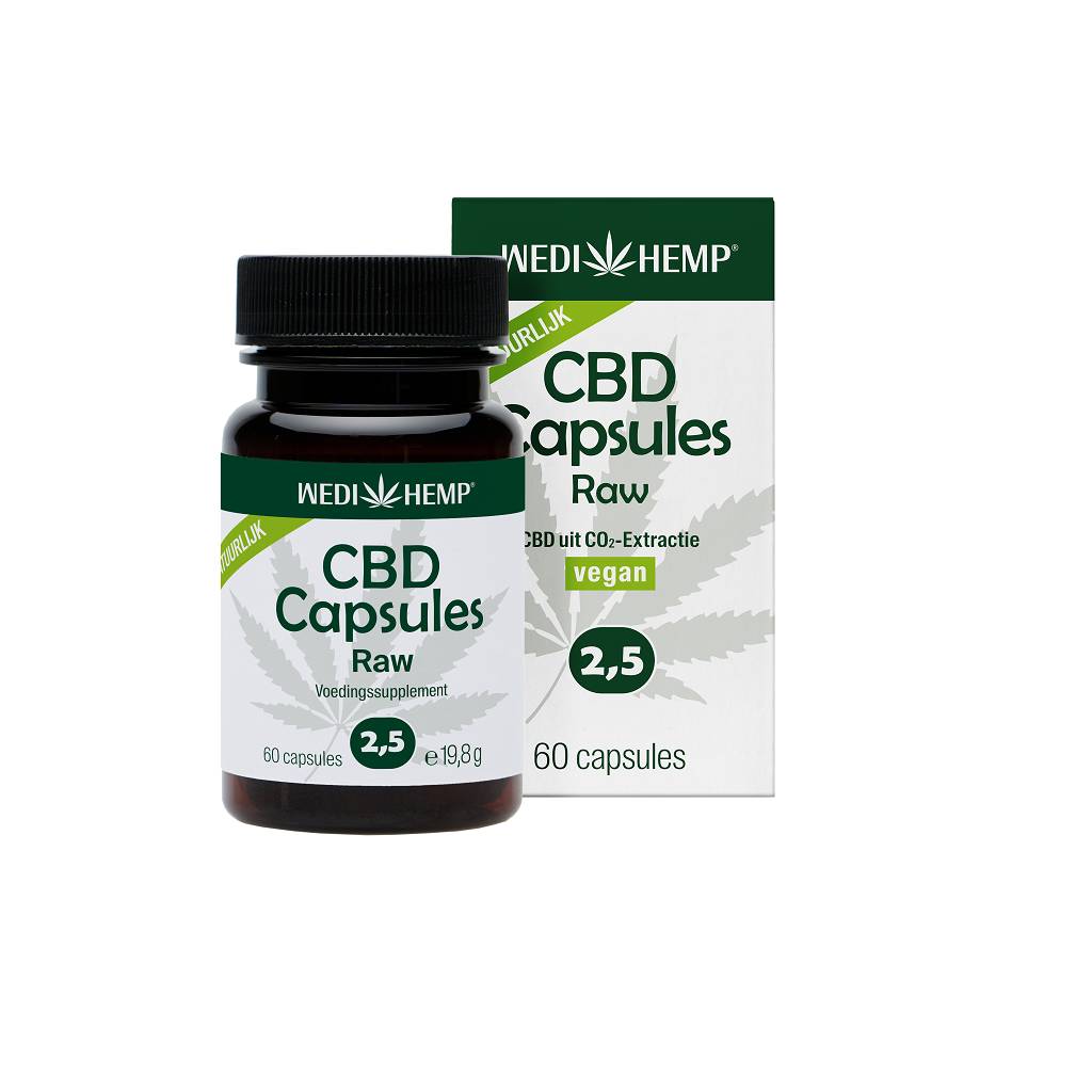 Wedihemp Cbd Capsules Raw 2,5%