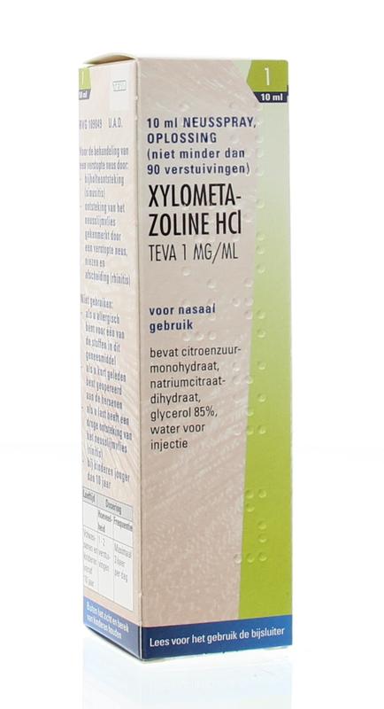 Xylometazoline Hcl Teva Neusspray 1mg/ml