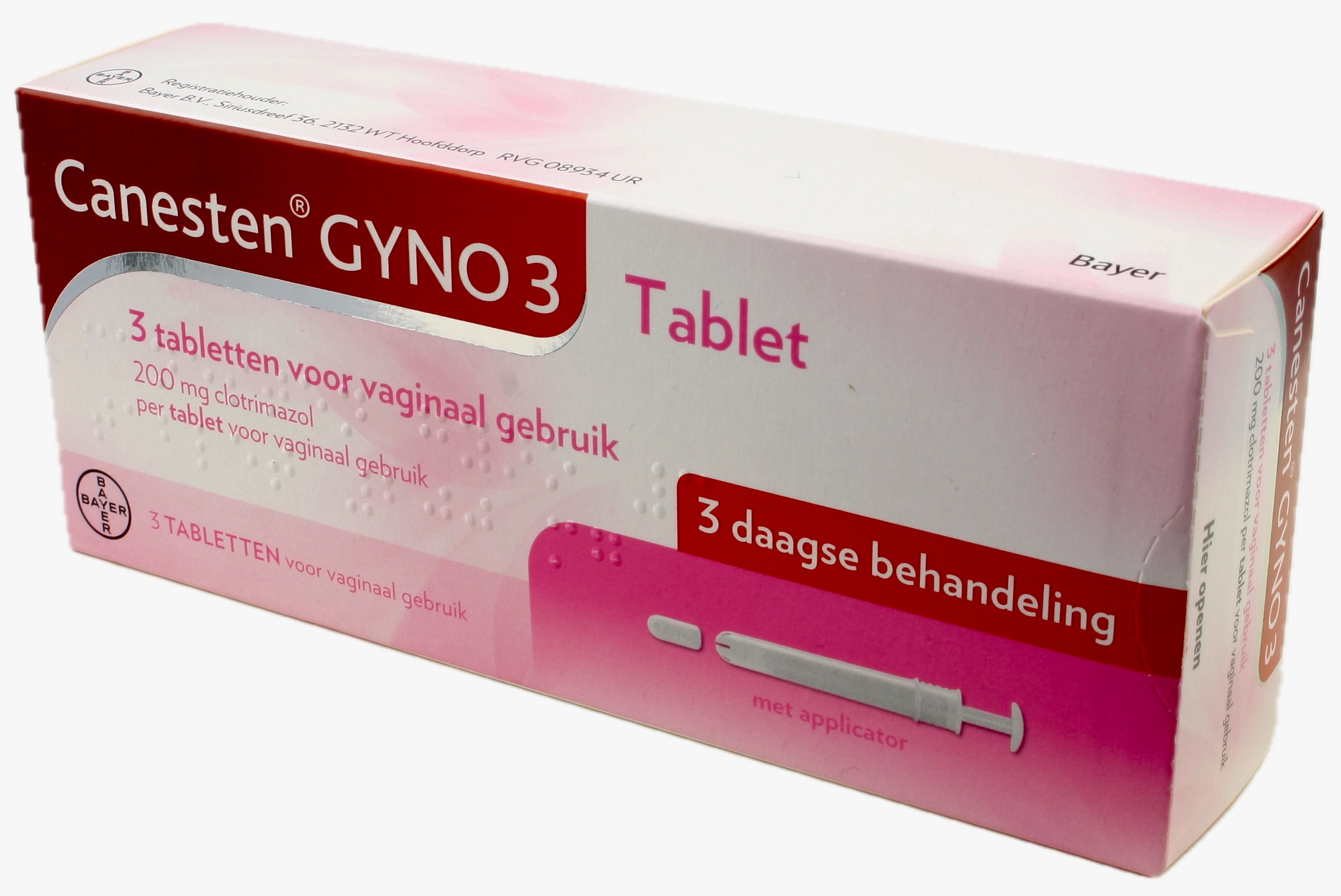 Canesten Gyno 3 Vaginaaltablet 200mg + Applicator