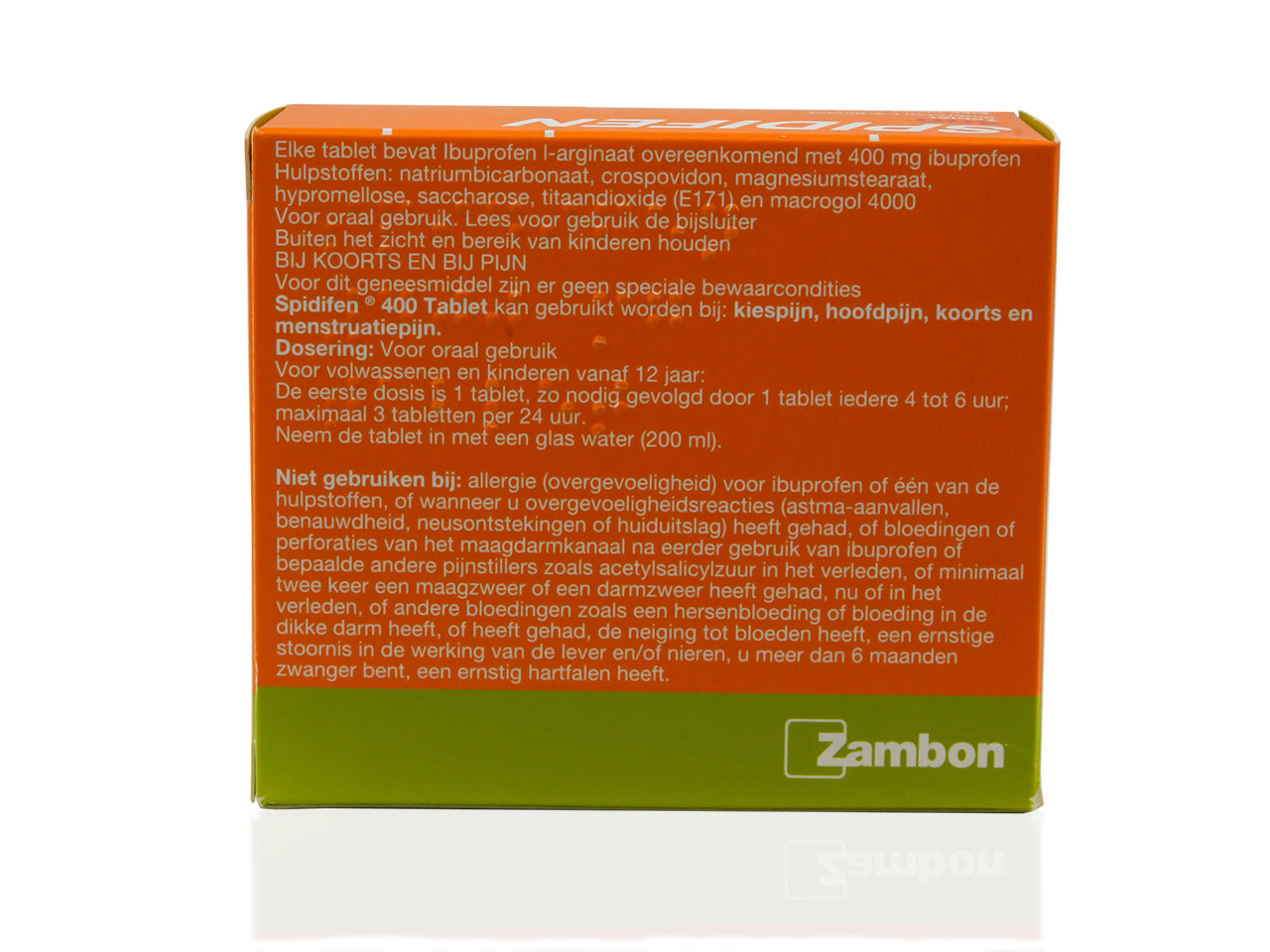 Spidifen Tablet Filmomhuld 400mg