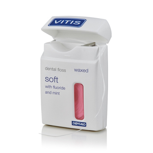 Vitis Floss Waxed Expanding Fluoride Mint