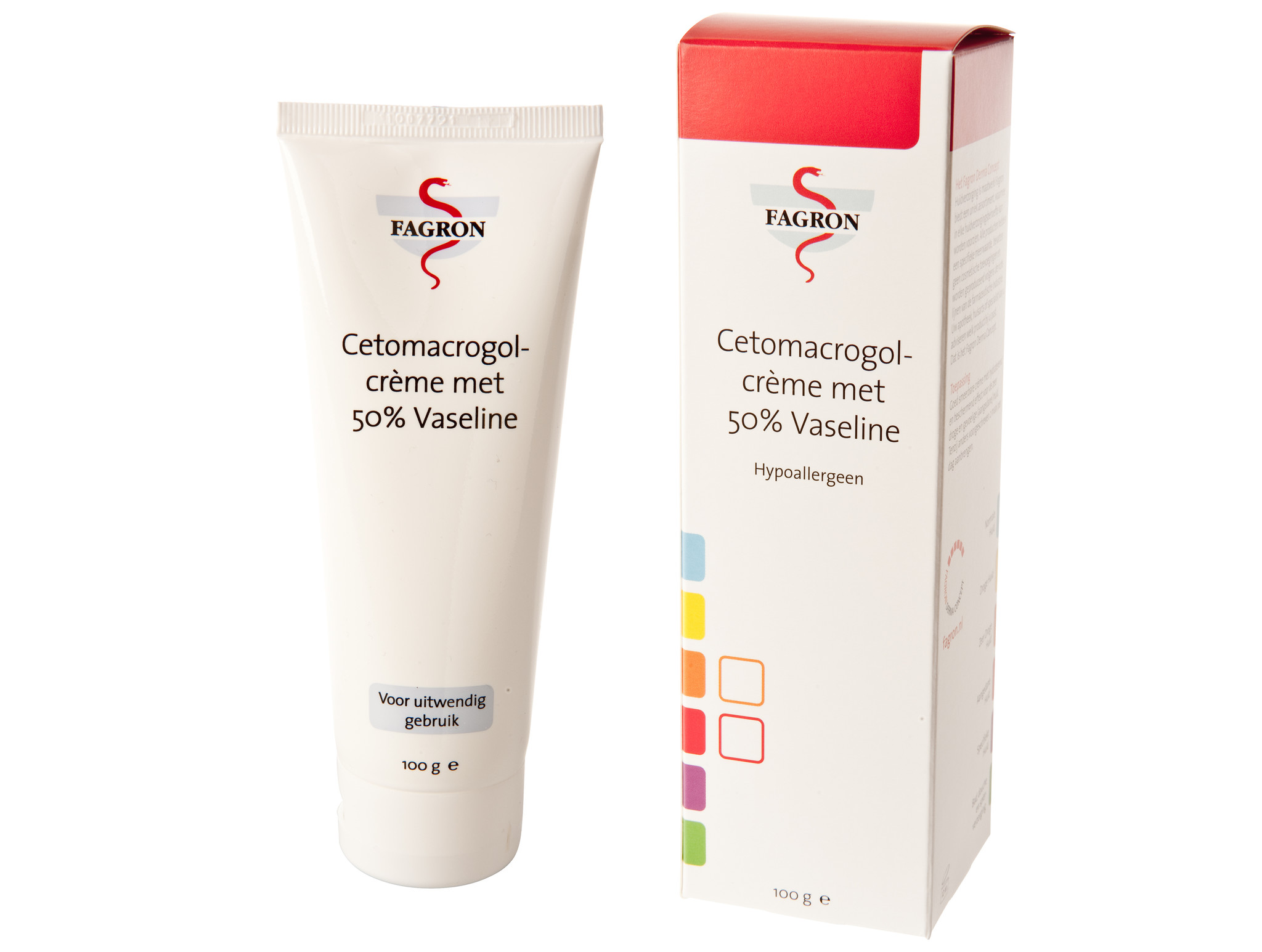 Fagron Cetomacrogolcreme 50% Vaseline Tube In Doos (100g)