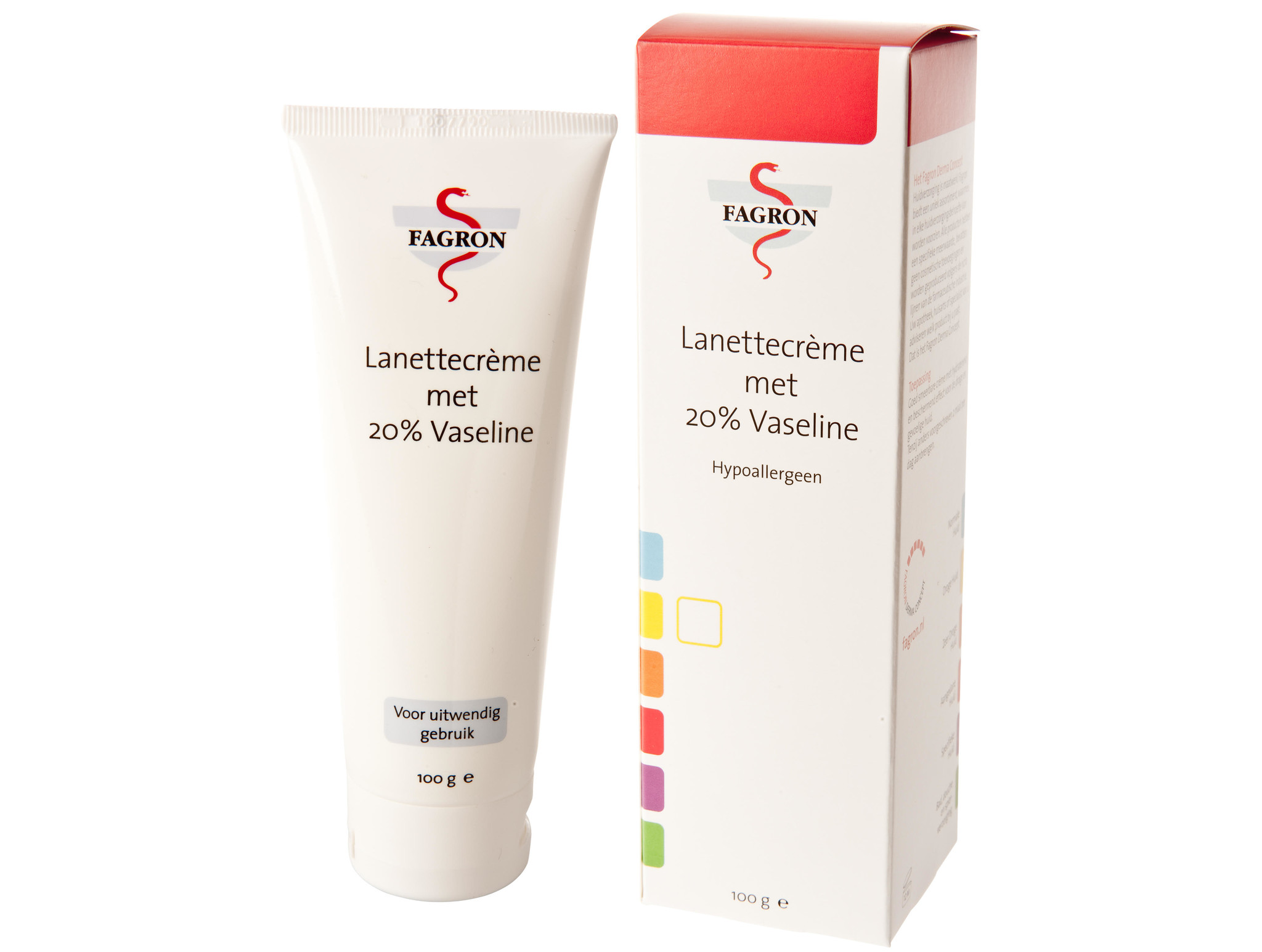 Fagron Lanettecrème 20% Vaseline Tube In Doos (100g)