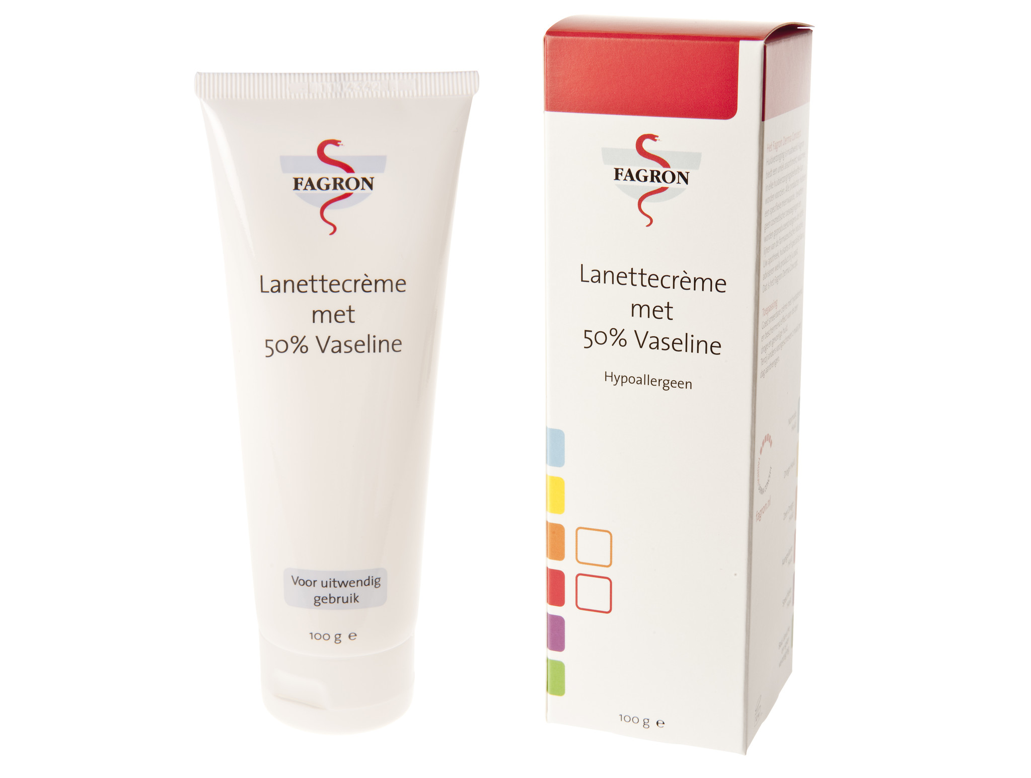 Fagron Lanettecrème 50% Vaseline Tube In Doos  (100g)
