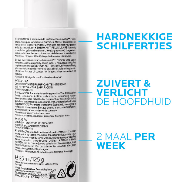 La Roche-Posay Kerium Ds Micro-Peelende Kuurshampoo