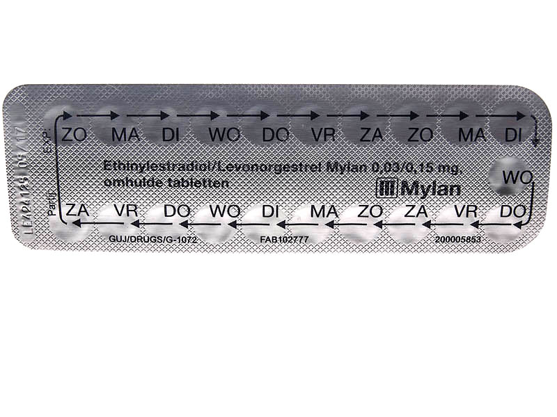 Levon./Ethinyl. 0,15/0,03mg Myl