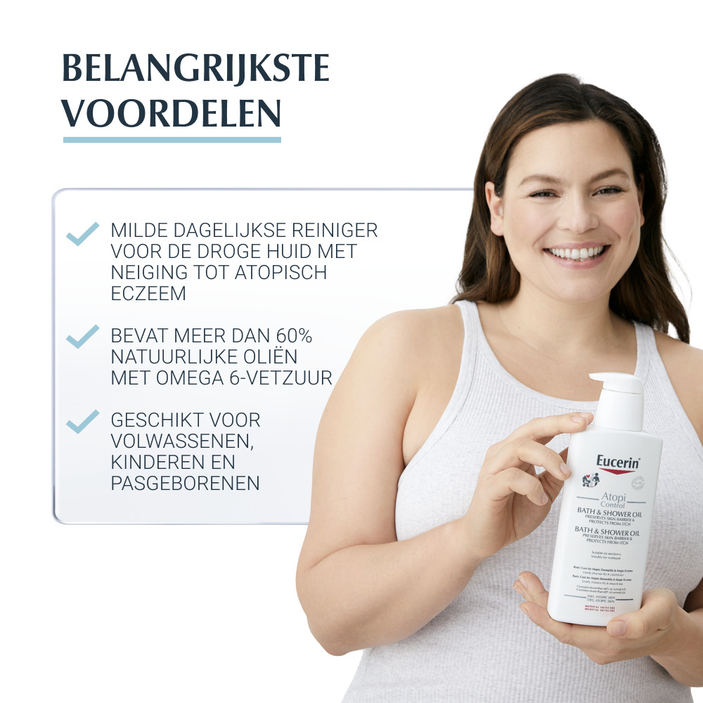 Eucerin Atopicontrol Bad en Douche Olie