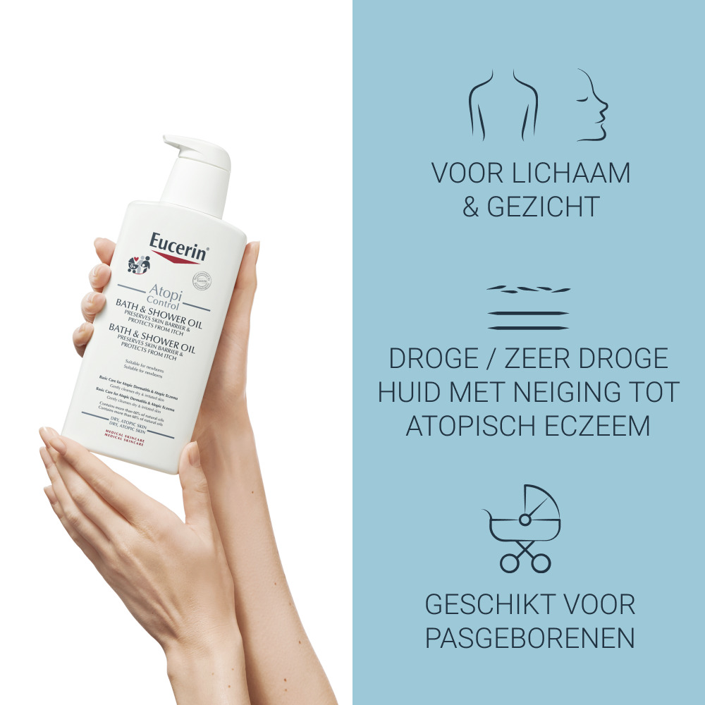 Eucerin Atopicontrol Bad en Douche Olie