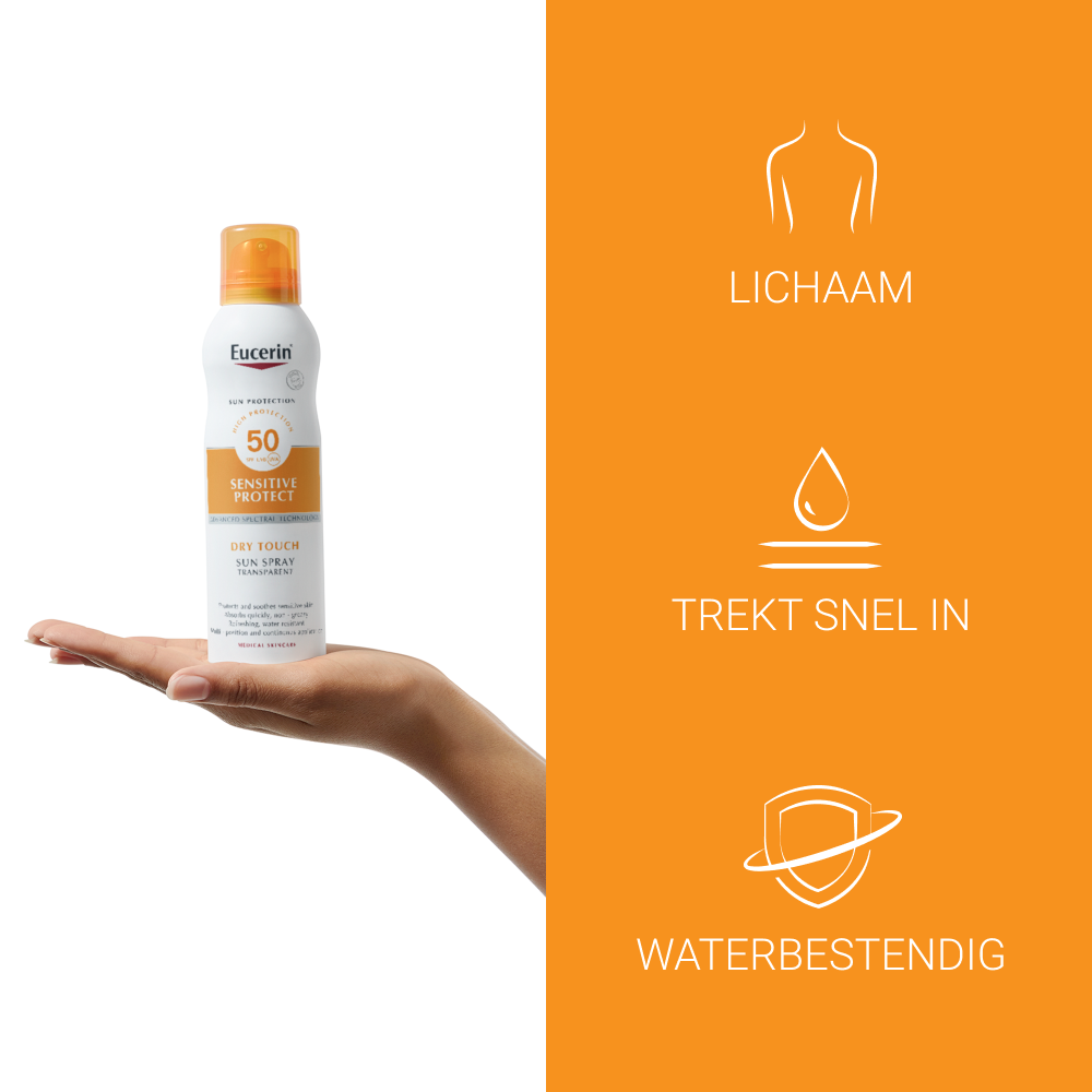 Eucerin Sun Oil Control Spray Transparant SPF50