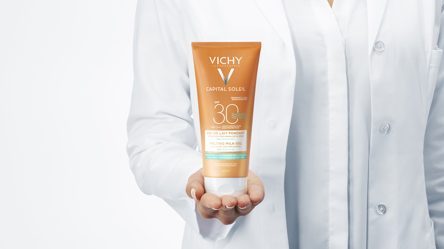 Vichy Capital Soleil Ultra Smeltende Melk Gel Wet Skin SPF30