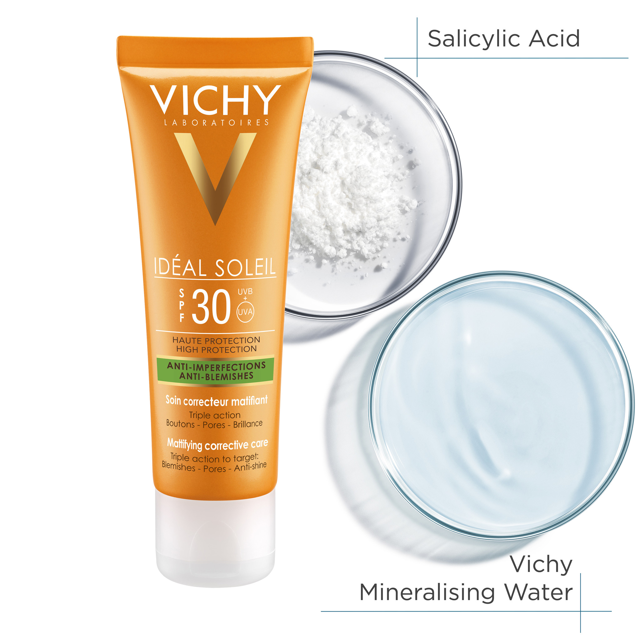 Vichy Ideal Soleil Anti-Onzuiverheden SPF30