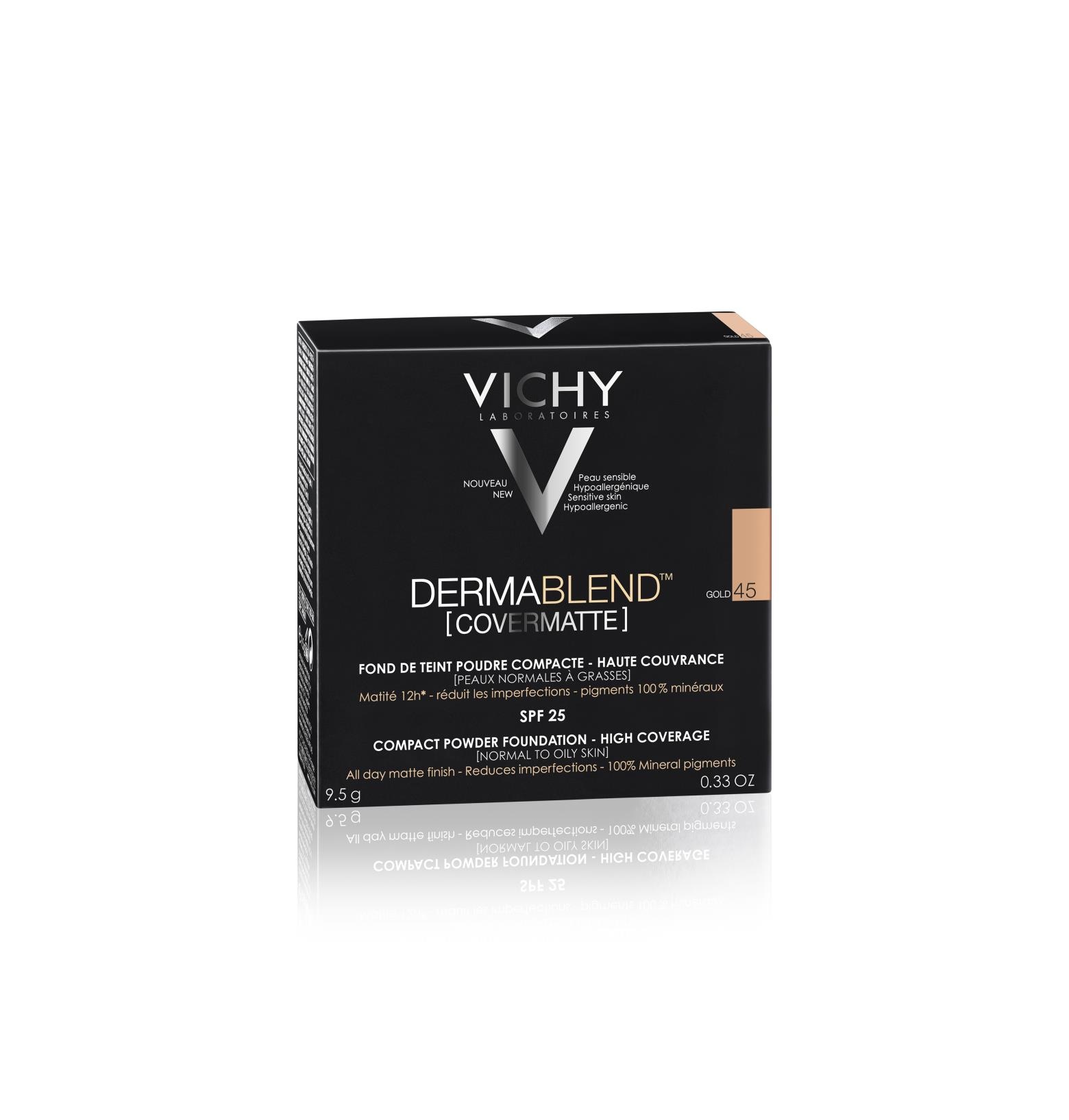 Vichy Dermablend Covermatte Poeder Foundation 45 Gold