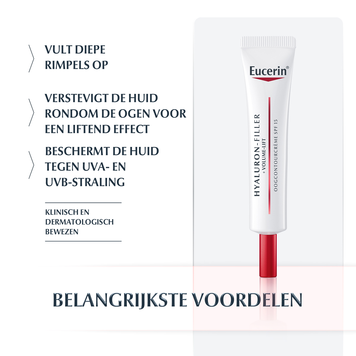 Eucerin Hyaluron-Filler + Volume-Lift Oogcrème SPF15
