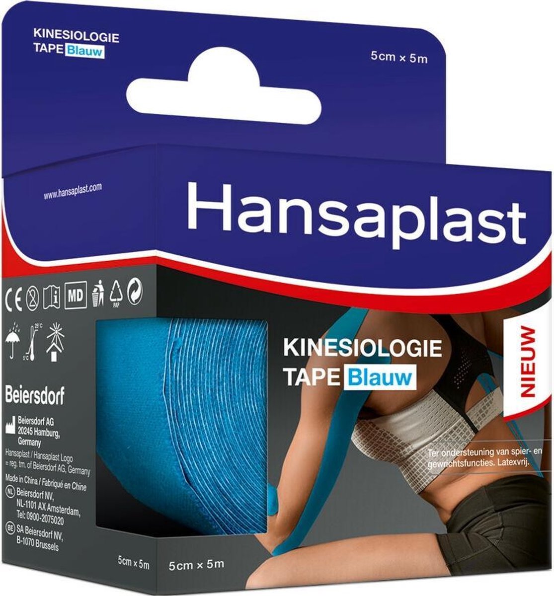 Hansaplast Kinesiologie Tape Blauw