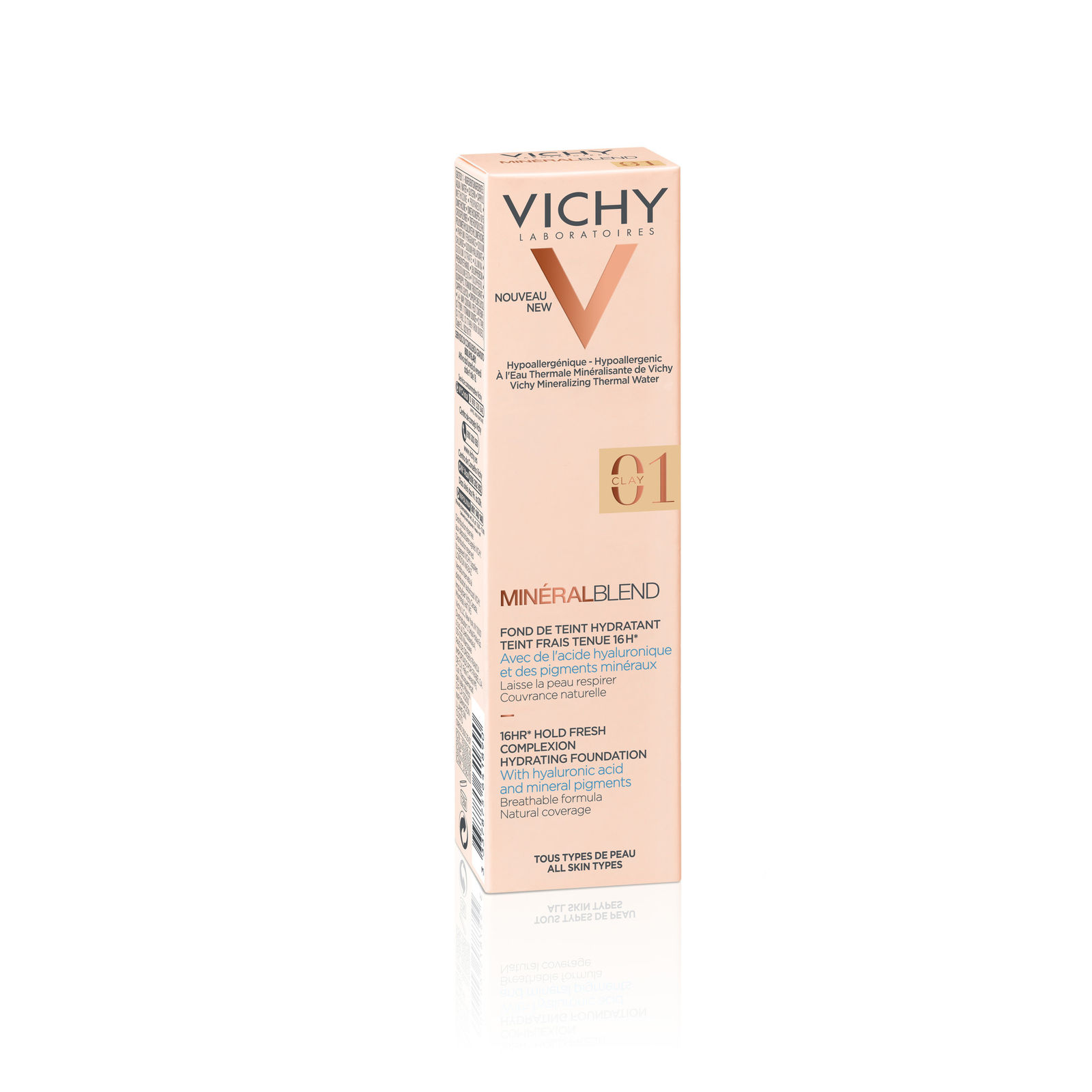 Vichy Minéralblend Foundation 01 Clay