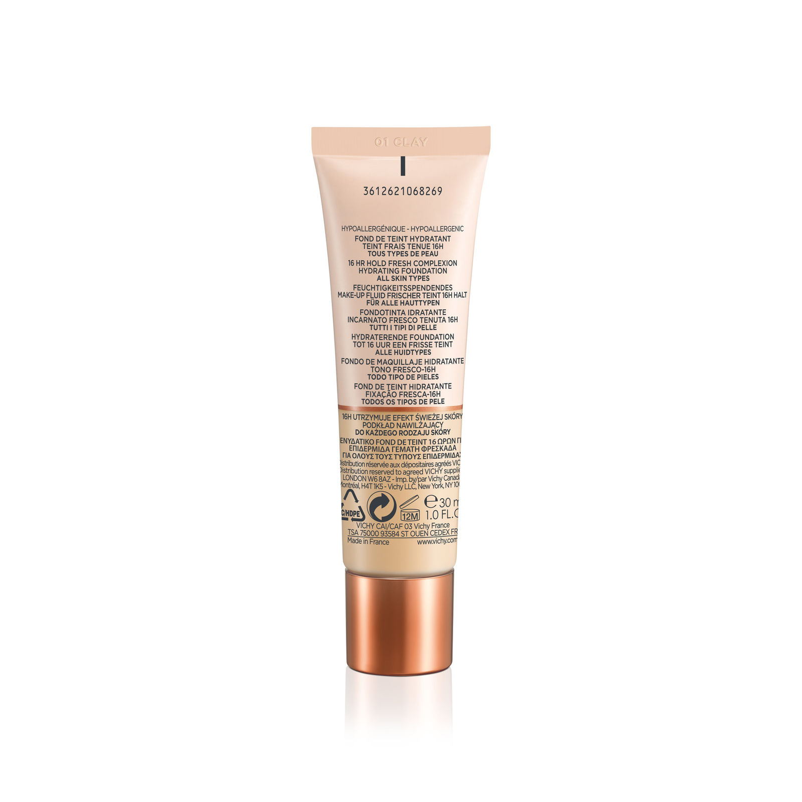 Vichy Minéralblend Foundation 01 Clay