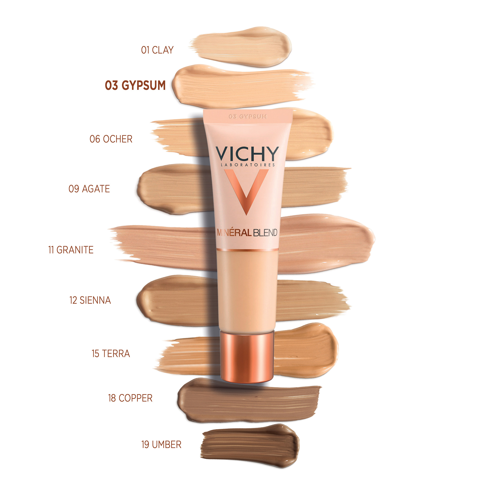 Vichy Minéralblend Foundation 03 Gypsum