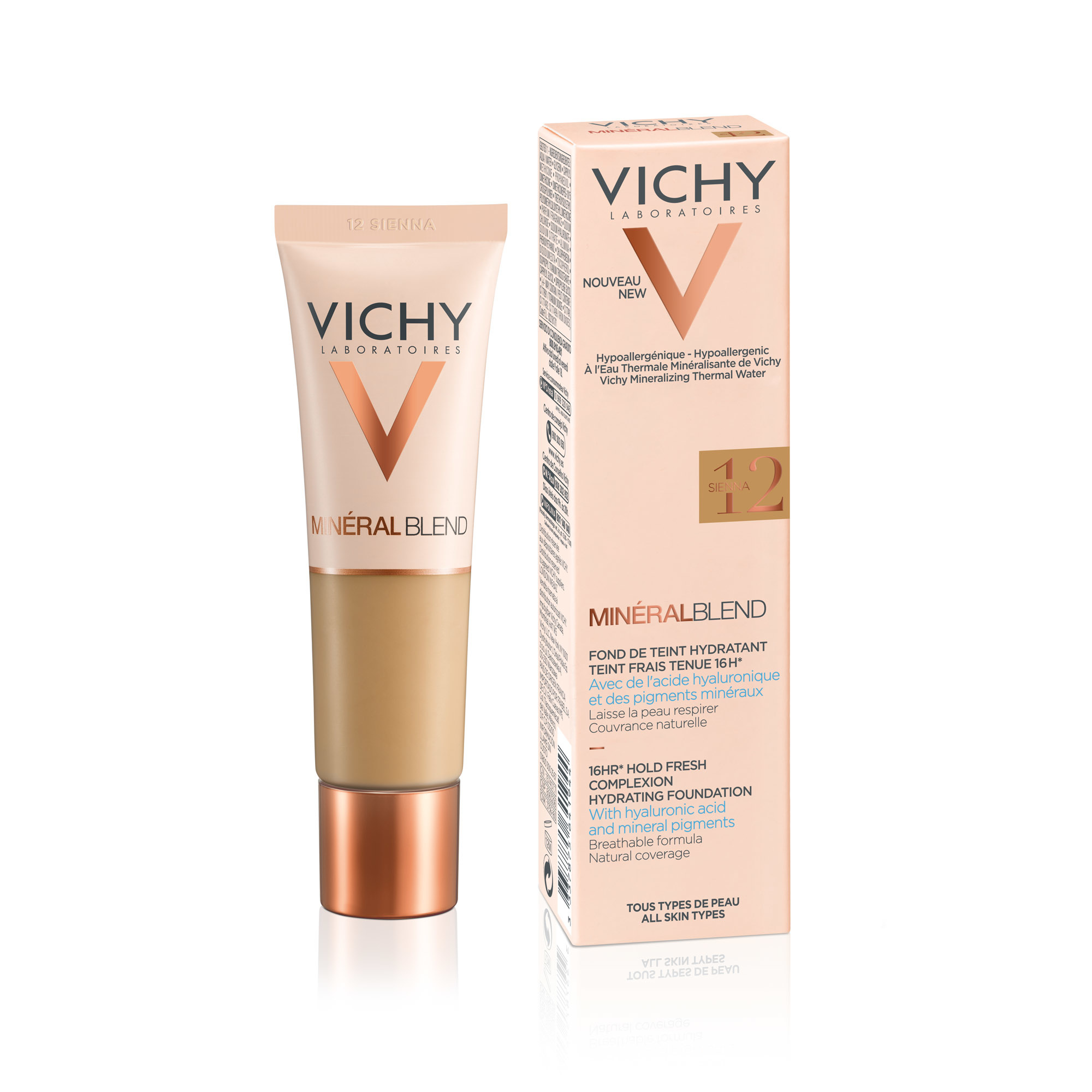 Vichy Minéralblend Foundation 12 Sienna