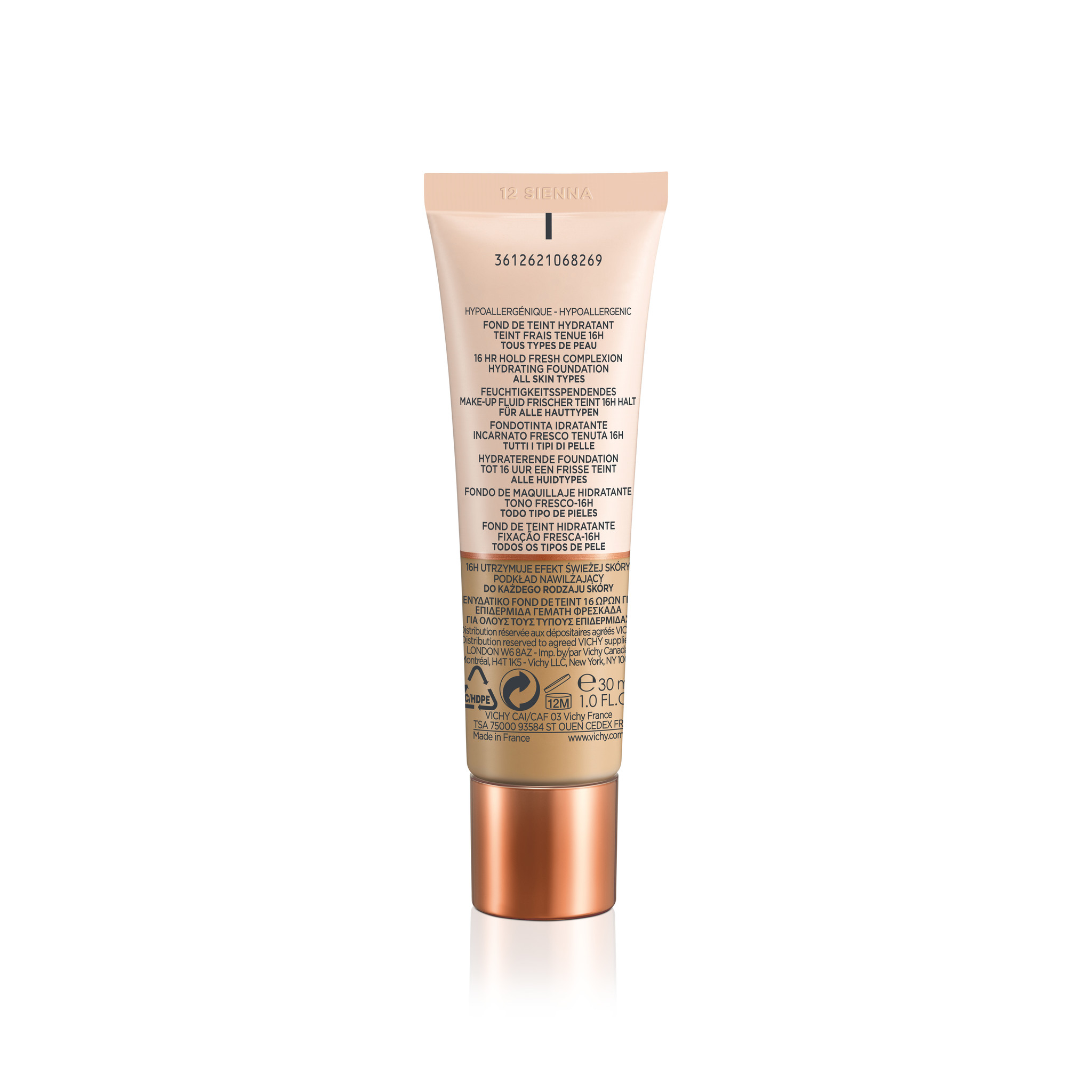 Vichy Minéralblend Foundation 12 Sienna
