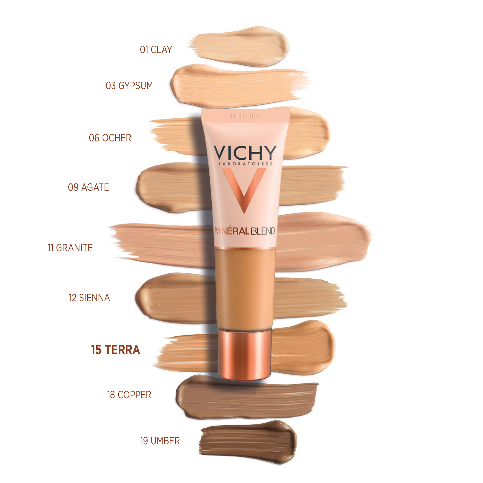 Vichy Minéralblend Foundation 15 Terra