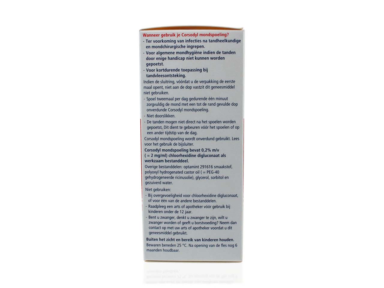 Corsodyl Mondspoeling 2mg/ml