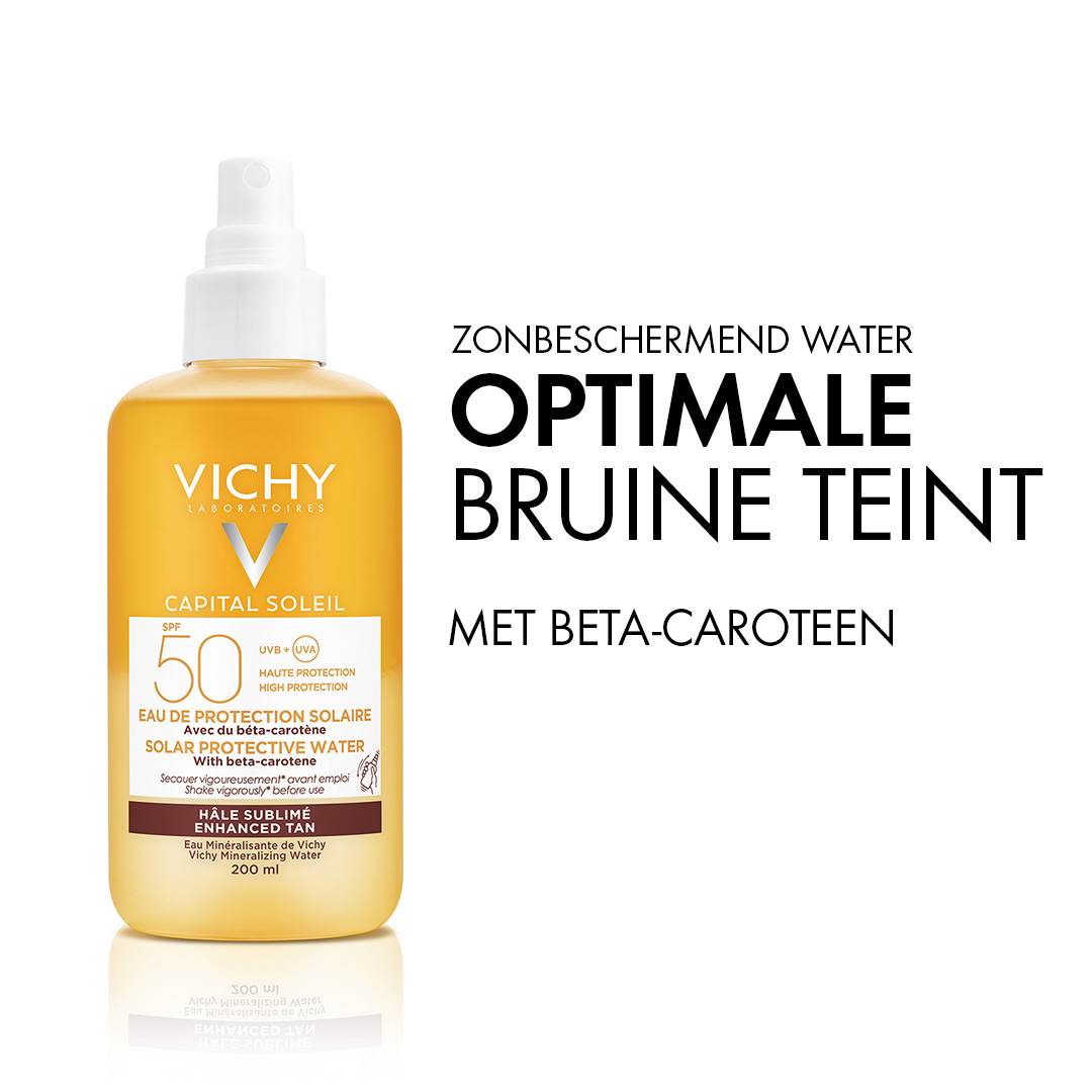 Vichy Capital Soleil Beschermend Water SPF50 - Bruine Teint