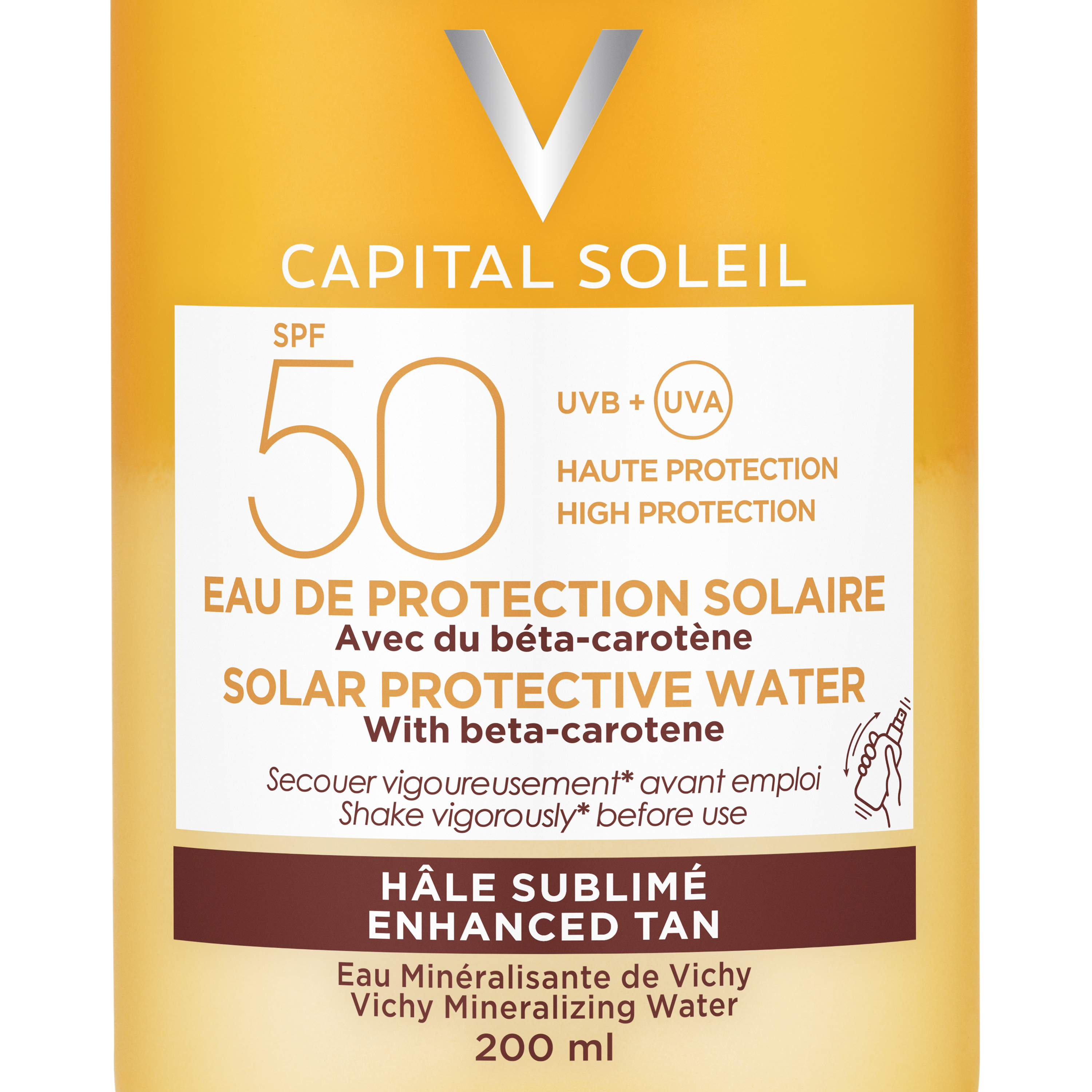 Vichy Capital Soleil Beschermend Water SPF50 - Bruine Teint