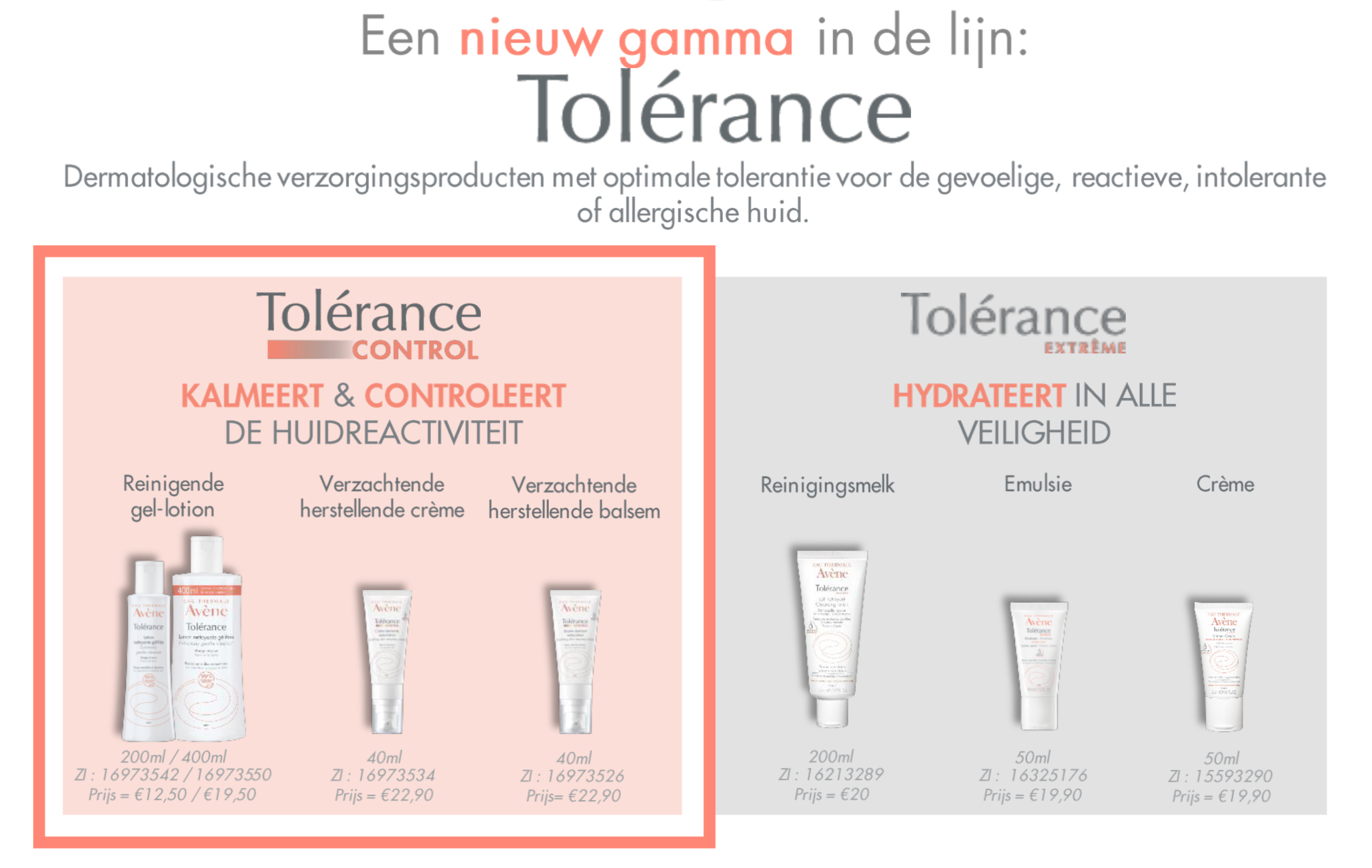 Avene Tolerance Reinigende Gel-Lotion