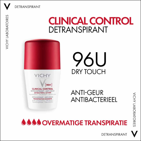 Vichy Deodorant Clinical Control Roller 96u