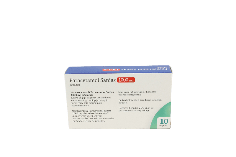 Paracetamol Sanias Zetpil 1000mg