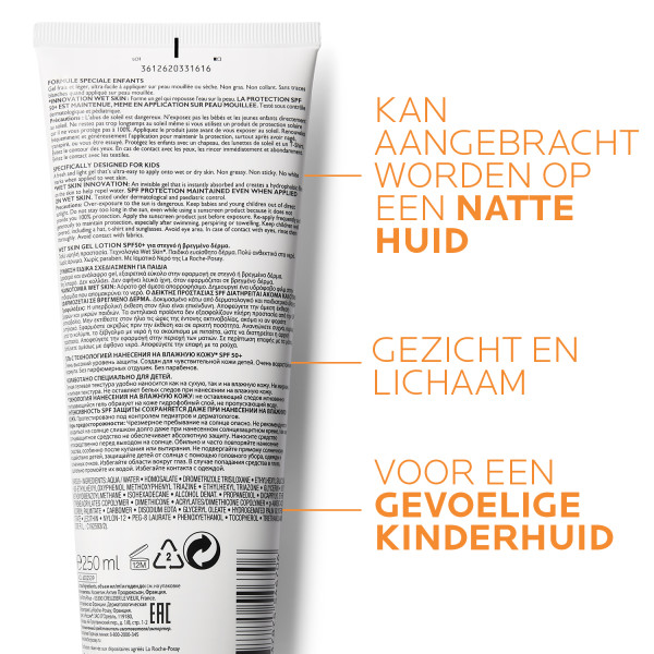 La Roche-Posay Anthelios Kind Wetskin Zonnebrand SPF50+