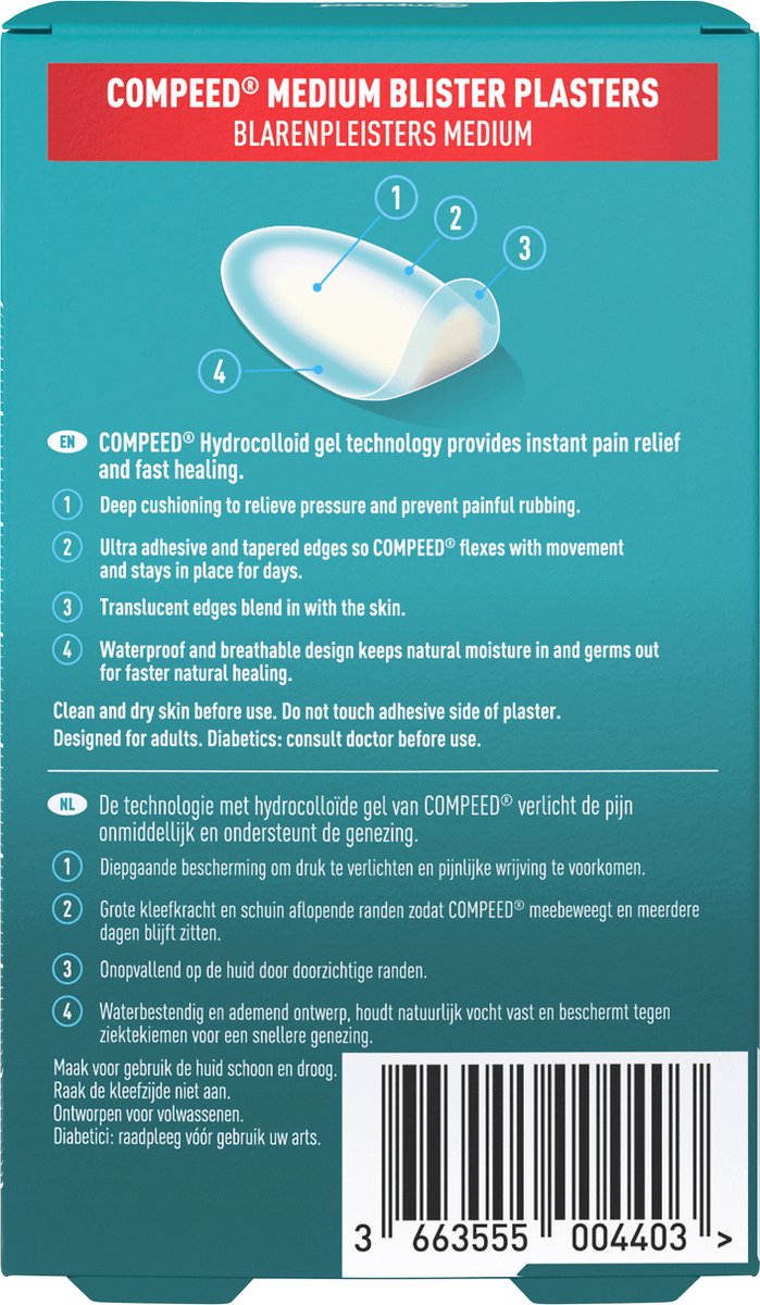 Compeed Blarenpleister Medium