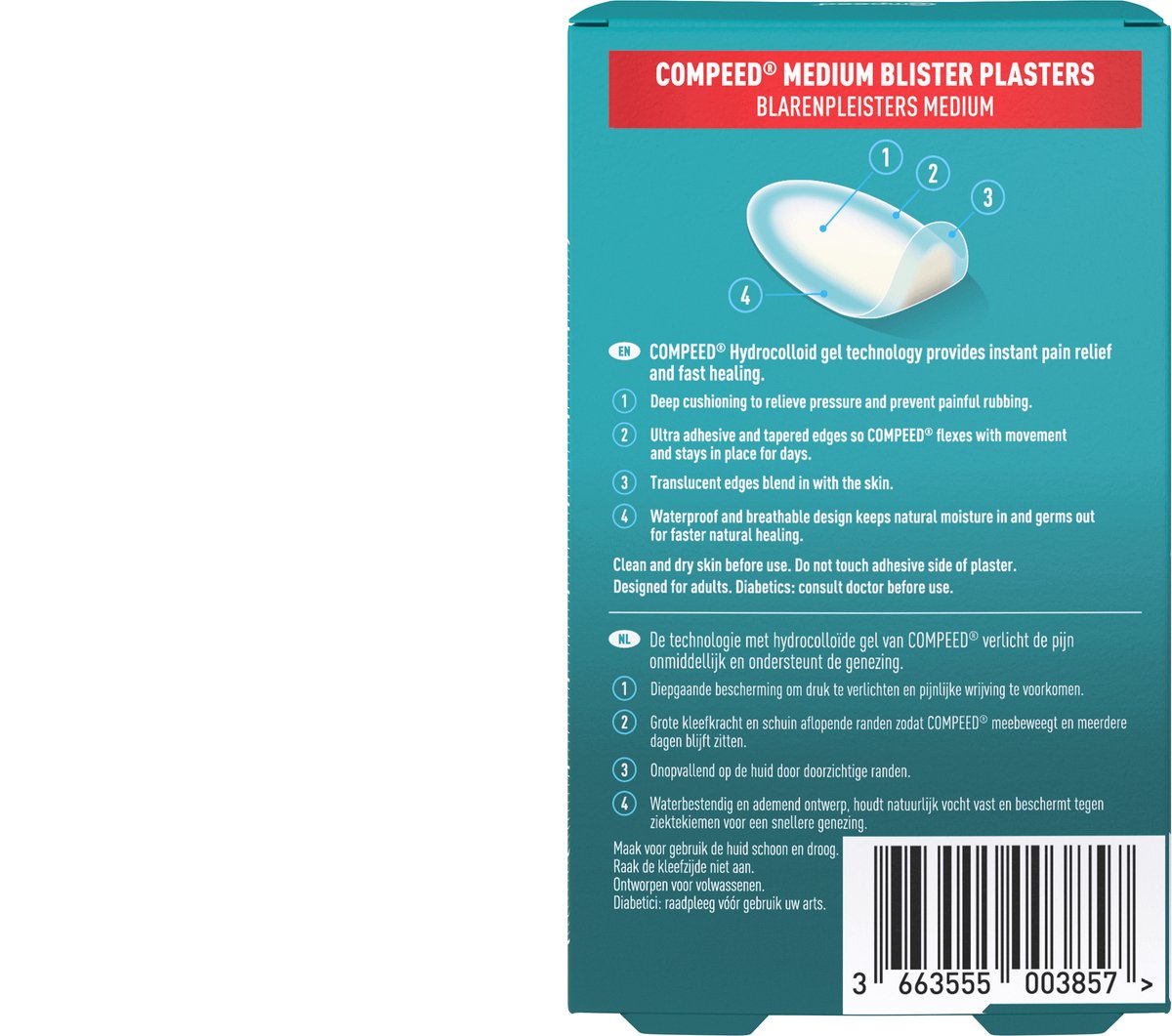 Compeed Blarenpleister Medium