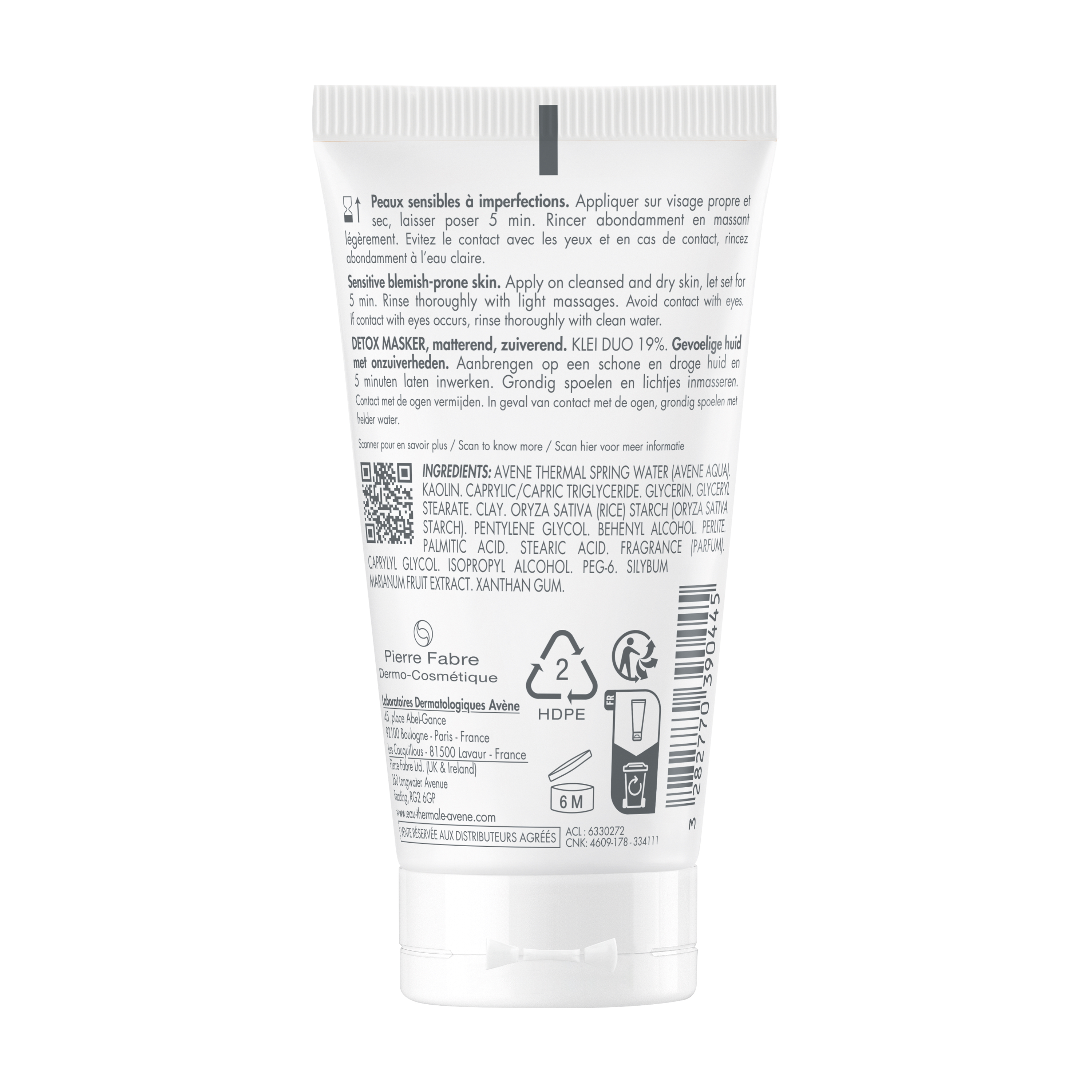 Avène Cleanance Detox Masker