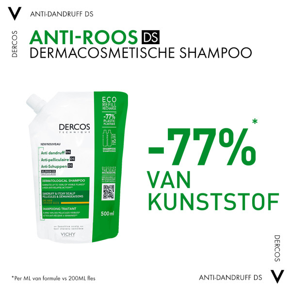 Vichy Dercos Anti-Roos Shampoo | Navulling | Droog Haar