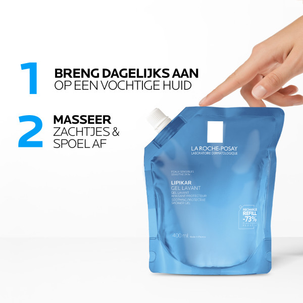 La Roche-Posay Lipikar Wasgel Navulverpakking