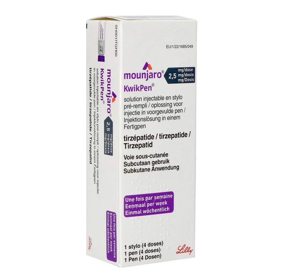 Mounjaro 2,5 Kwikpen Injvlst 4,17mg/ml Pen 2,4ml Incl. Koelbox