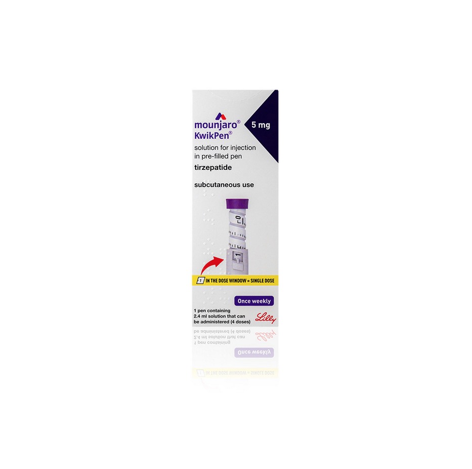 Mounjaro 5 Kwikpen Injvlst 8,33mg/ml Pen 2,4ml Incl. Koelbox