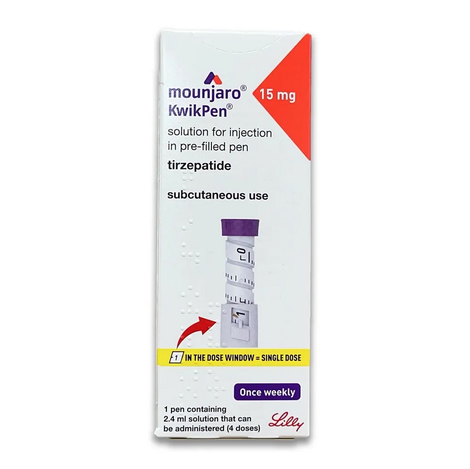 Mounjaro 15 Kwikpen Injvlst 25mg/ml Pen 2,4ml Incl. Koelbox