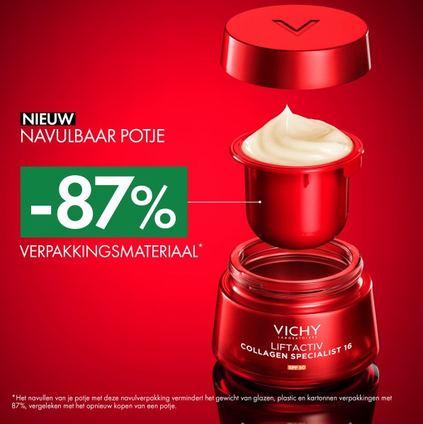 Vichy Liftactiv Collagen Specialist 16 Dagcrème SPF50 Navulling