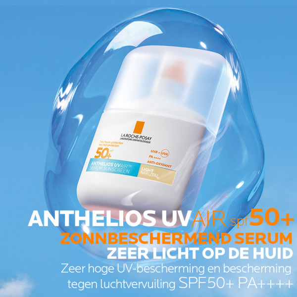 La Roche-Posay Anthelios Uvair Zonnebrand Serum SPF50+ Light