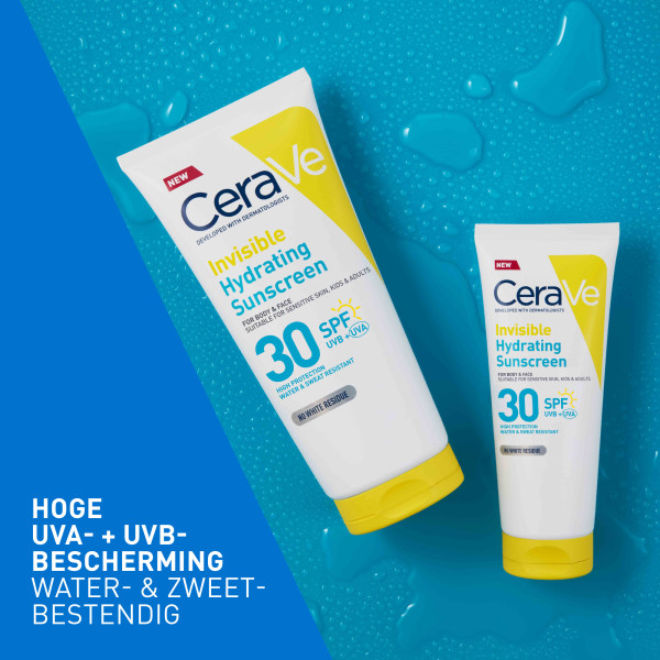 Cerave Onzichtbare Hydraterende Zonnebrandcreme SPF30