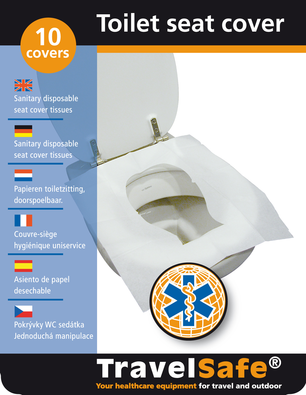 Travelsafe Toiletbrilhoezen - 10 Stuks