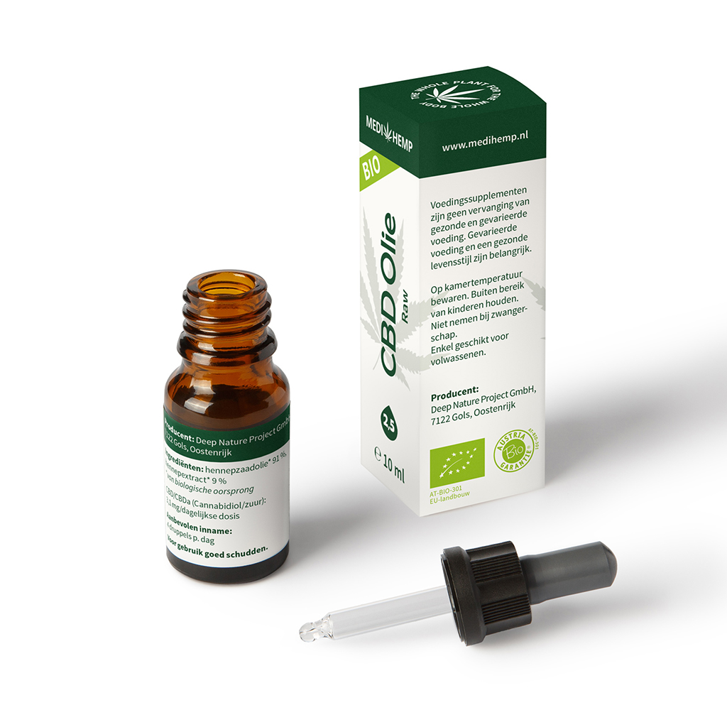 Wedihemp Cbd Olie Raw 2,5%