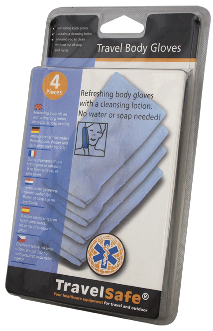 Travelsafe Washandjes - 4 Stuks