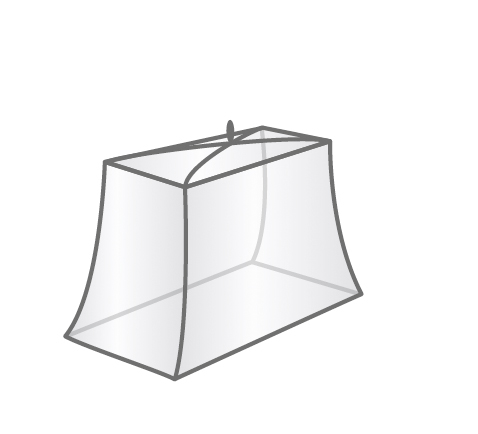 Travelsafe Geïmpregneerde Klamboe Cube - 1 Persoons